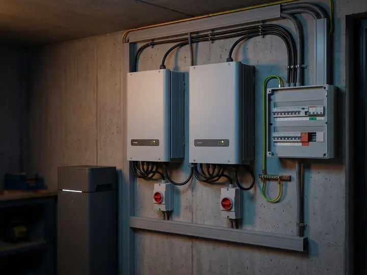 Εγκατάσταση φωτοβολταϊκού συστήματος με inverter και πίνακα Net Billing, Ηράκλειο Κρήτης